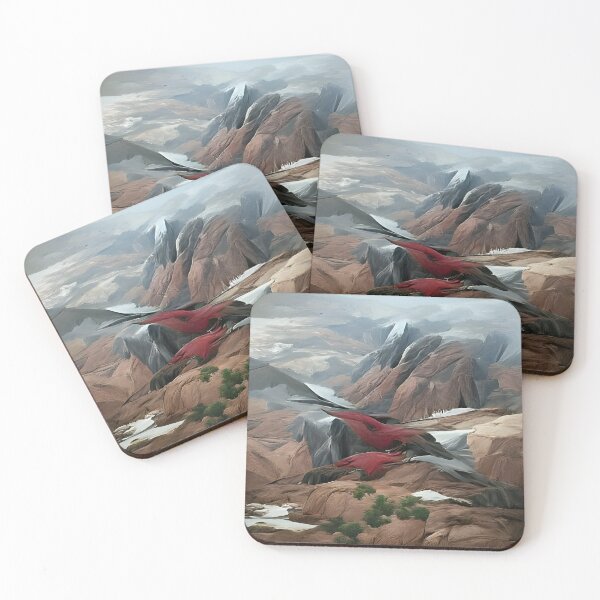 Item preview, Arte generado por IA, Montañas Rojas designed and sold by ACC .