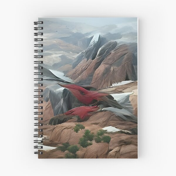 Item preview, Arte generado por IA, Montañas Rojas designed and sold by ACC .