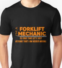 FORKLIFT MECHANIC Unisex T-Shirt