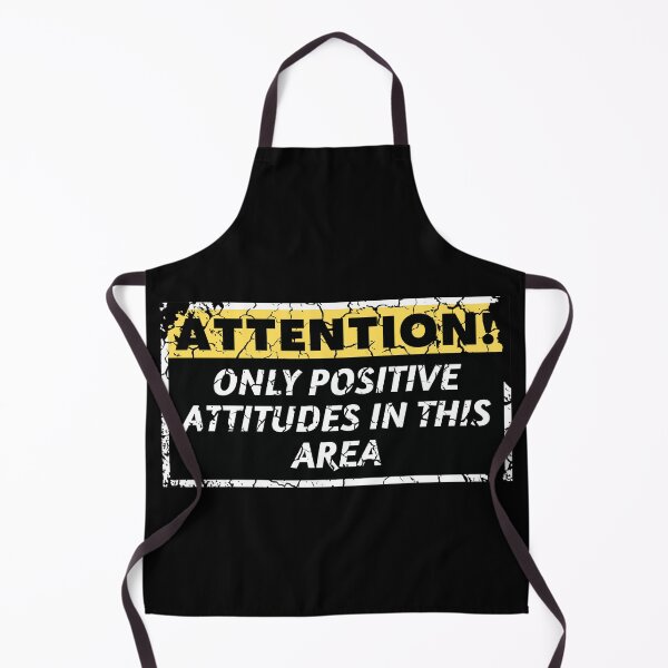 Item preview, Attention Only Positive Attitudes in This Area distressed  designed and sold by KingsManKind.