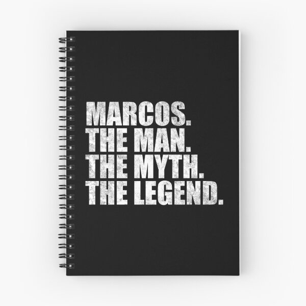 Item preview, Marcos Name Marcos The Man The Myth The legend designed and sold by Teelogic.