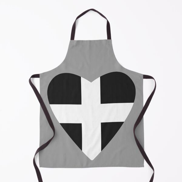 Item preview, Heart Cornish flag designed and sold by CornishPanda.