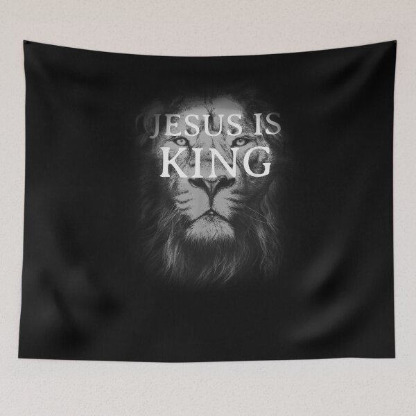 Item preview, Jesus Is King Lion Christian  designed and sold by edensmr.