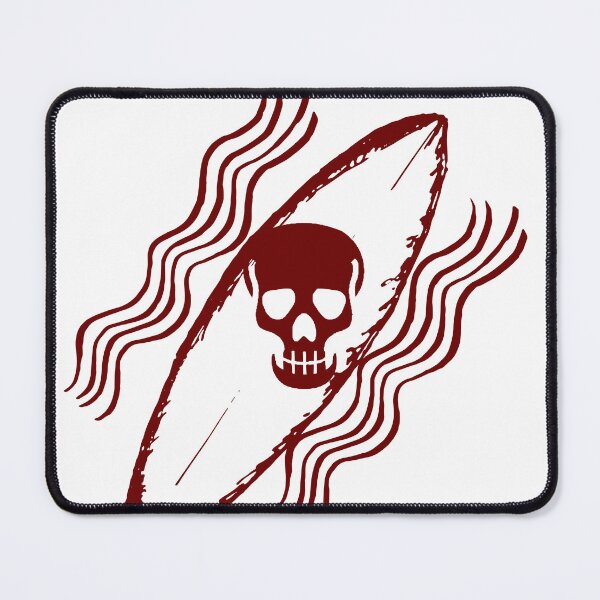 Item preview, Surf Skull - Red designed and sold by zinorhim.