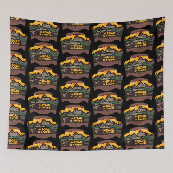 Item preview, The Road is Calling I Must Go - Road trip Vacation Trucker Hilarious shirts for Hilarious people designed and sold by The Patootoos.