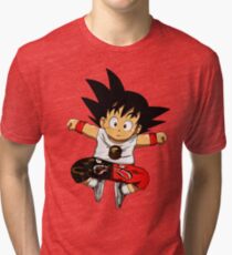 Camiseta de tejido mixto tiburón goku