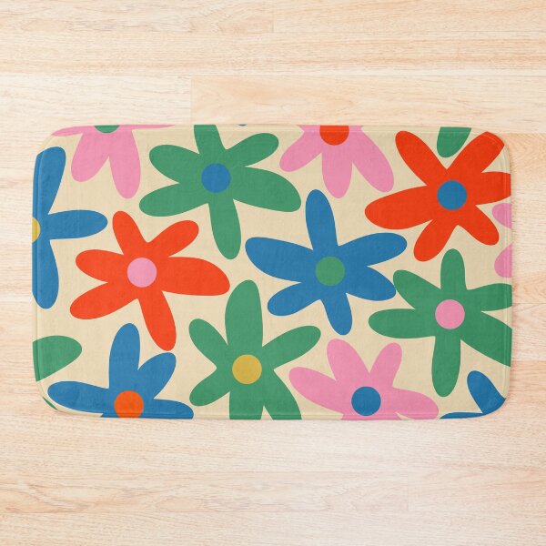 Item preview, Daisy Time Colorful Retro Floral Pattern  designed and sold by kierkegaard.