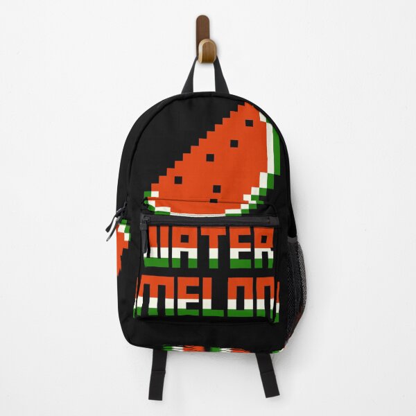 Item preview, Retro Pixel Art Drawing of a Water Melon with WATER MELON Quote designed and sold by RiciPaneto.