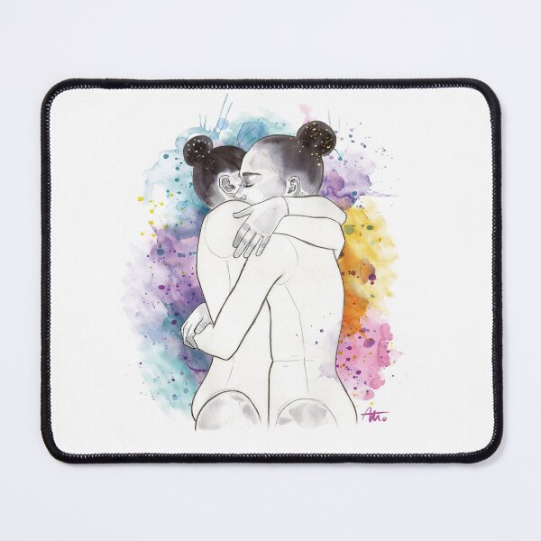 Item preview, gymnasts. hugs will return designed and sold by Montse Martin Art.