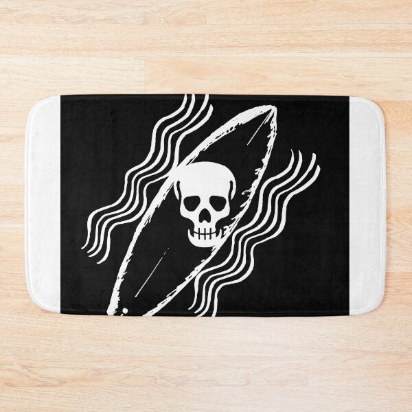 Item preview, Surf Skull - white designed and sold by zinorhim.