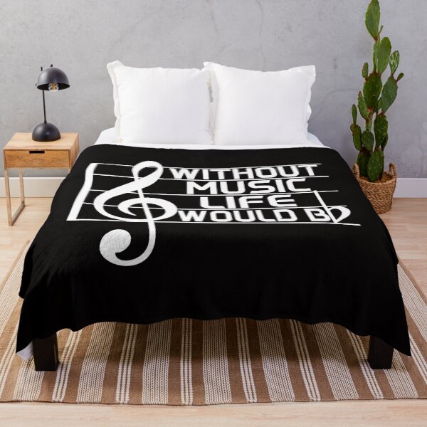 Item preview, Without Music Life Would Be Flat designed and sold by Buyeseoshop.