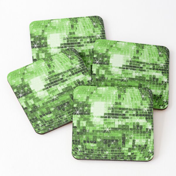 Item preview, Twinkle Green Disco Ball Pattern  designed and sold by Deborah Camp.
