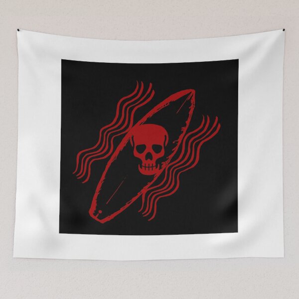 Item preview, Surf Skull - Black Red designed and sold by zinorhim.