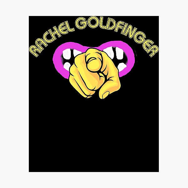 Mens Womens Rachel Goldfinger Light Blue Vintage Retro Photographic Print