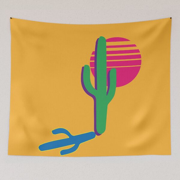 Item preview, Copia de Copia de Bohemian desert landscape sunset cactus abstract art  designed and sold by T-Mex.