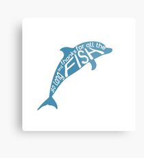 So Long and Thanks for All the Fish Metal Print