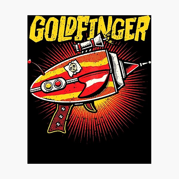 Music Vintage Retro Goldfinger Band Vintage Photograp Photographic Print