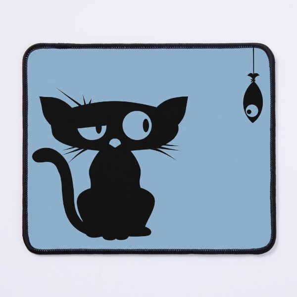 Item preview, Funny Cat and Fish designed and sold by elizaldesigns.