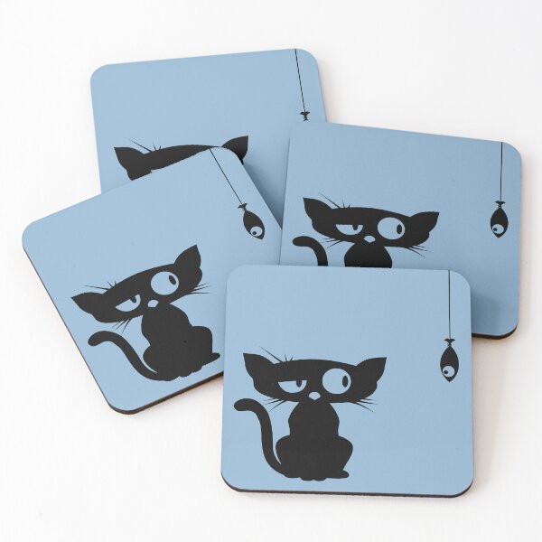 Item preview, Funny Cat and Fish designed and sold by elizaldesigns.