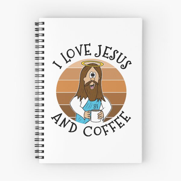 Item preview, I Love Jesus and Coffee Christian Church Funny designed and sold by doodlerob.