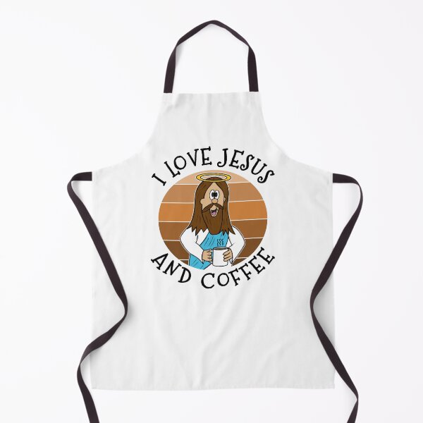 Item preview, I Love Jesus and Coffee Christian Church Funny designed and sold by doodlerob.