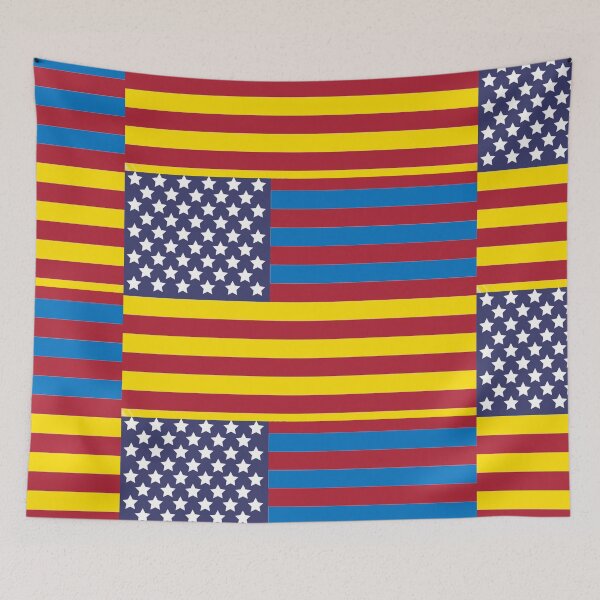 Item preview, USA supports Ukraine designed and sold by iancoppack.