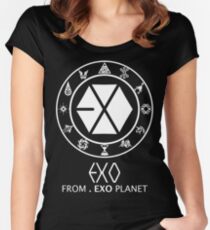 EXO from EXO Planet Women's Fitted Scoop T-Shirt