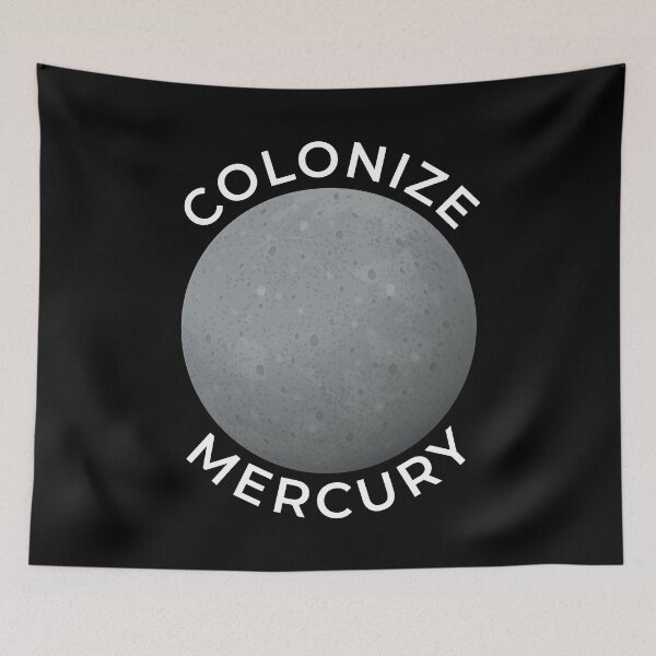 Item preview, Colonize Mercury | Planet Astronomy Realistic designed and sold by Teenker.