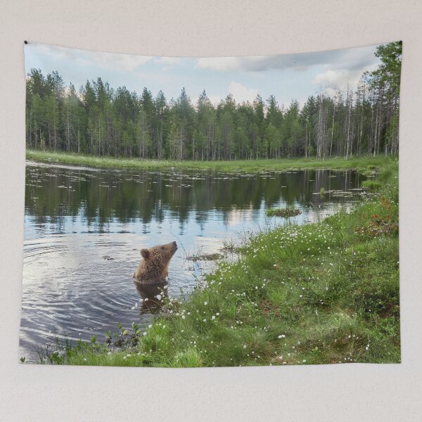 Item preview, Those furry inland seals. Brown bear designed and sold by Jouko Lehto Photography.