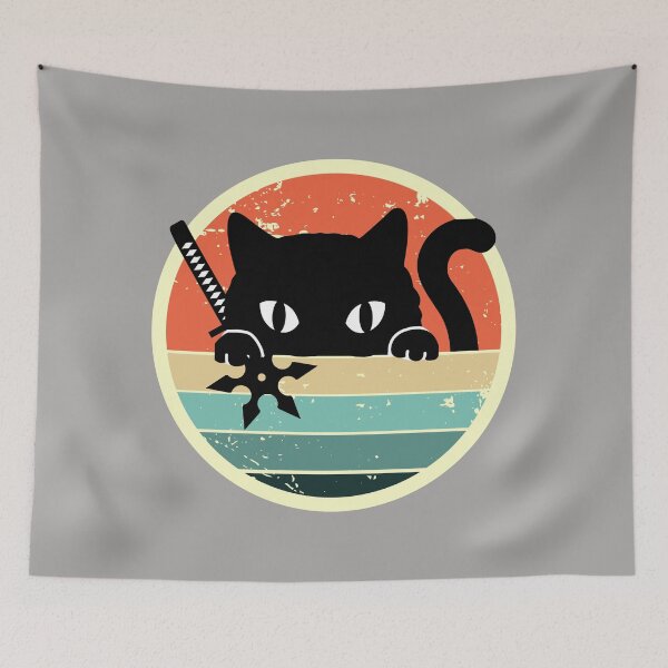 Item preview, Sneaky Cat Ninja designed and sold by AMERICANCHEEZ.