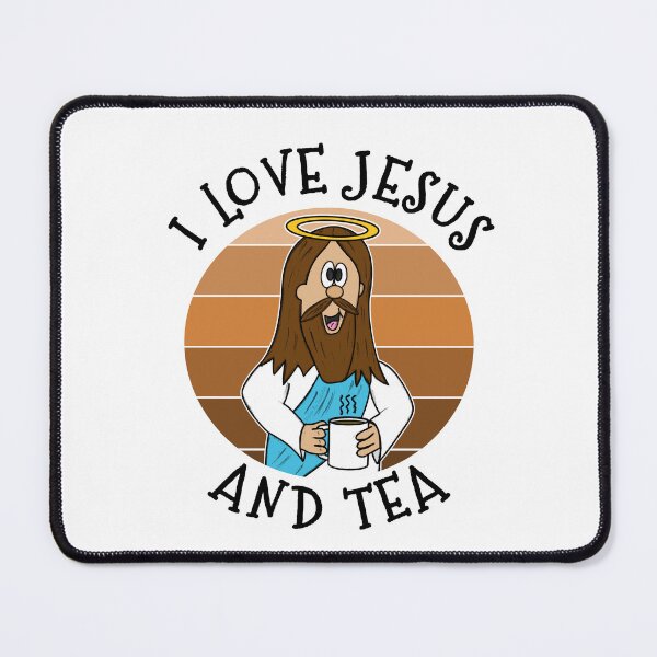 Item preview, I Love Jesus and Tea Christian Church Funny designed and sold by doodlerob.