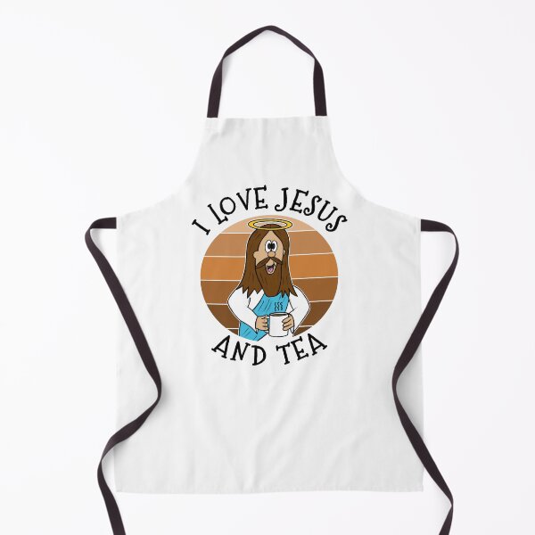 Item preview, I Love Jesus and Tea Christian Church Funny designed and sold by doodlerob.