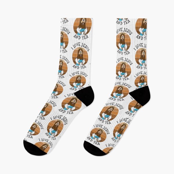 Item preview, I Love Jesus and Tea Christian Church Funny designed and sold by doodlerob.
