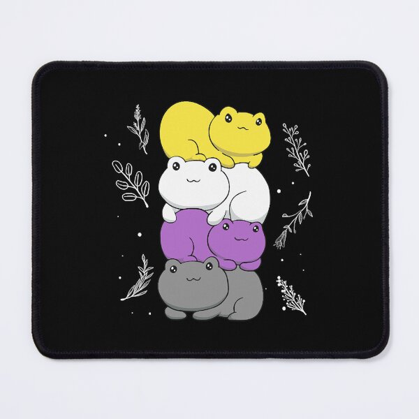 Item preview, Cottagecore Aesthetic Kawaii Frog Pile Nonbinary Pride Flag Gift  designed and sold by ErinSmith89917.