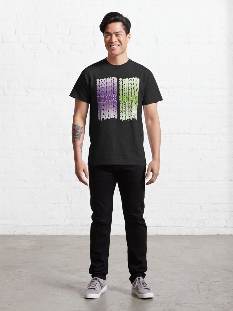 Alternate view of Spooky Season Shirt,Fall Shirt, Spooky Season Halloween Shirt, Halloween T-shirt, Halloween vibes, Halloween Funny Gift Tee Classic T-Shirt