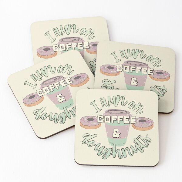 Item preview, Great I Run On Coffee And Doughnuts Fun Slogan designed and sold by TrulyEpoque.