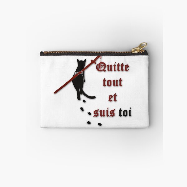 Item preview, Samurai cat (french version) - "Leave everything and follow yourself" designed and sold by WanderingGraha.