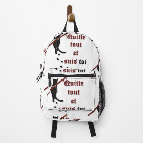 Item preview, Samurai cat (french version) - "Leave everything and follow yourself" designed and sold by WanderingGraha.