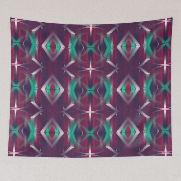 Item preview, Abstract painting pattern colorful purple designed and sold by Carolina Salazar.