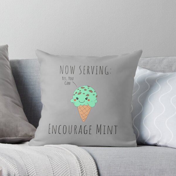 Item preview, Encourage Mint Serve Pun designed and sold by KGoPrintables.