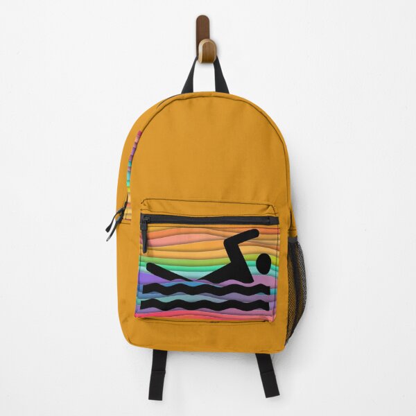 Item preview, Swimmer Rainbow designed and sold by ArtMeetsPizza.