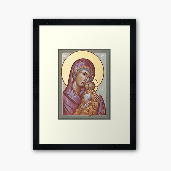 Vista previa del artículo con la obra «Theotokos Glykophilousa», diseñado y vendido por ikonographics.