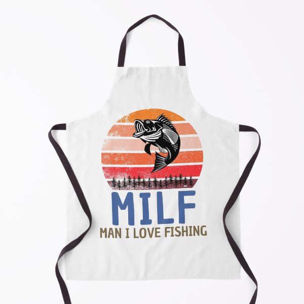 Item preview, Milf Man I Love Fishing, sarcastic, decal, retro designed and sold by zakariadesigner.
