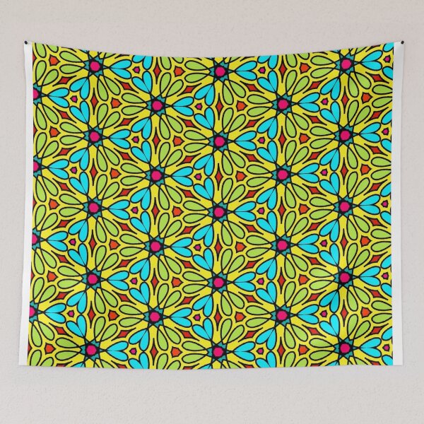 Item preview, rogan green & yellow designed and sold by ritusdesigns.