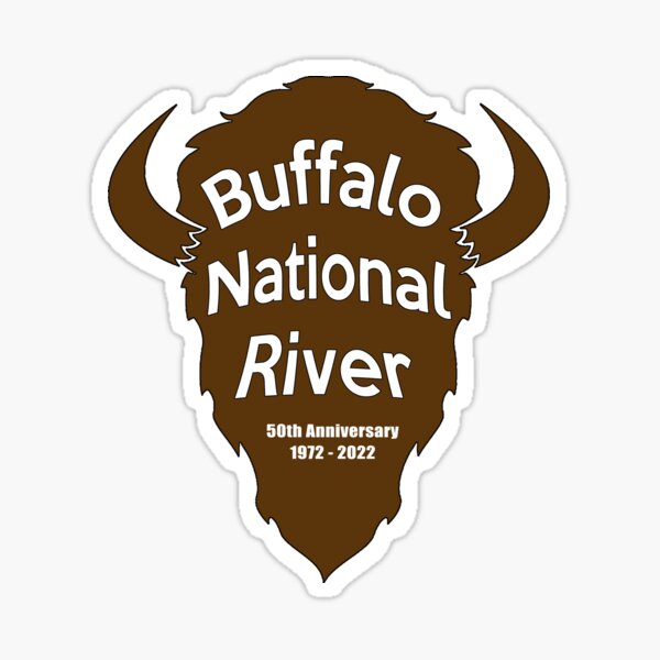 Vista previa del artículo con la obra «Diseño del 50 aniversario del río nacional Buffalo», diseñado y vendido por Aux Arc.
