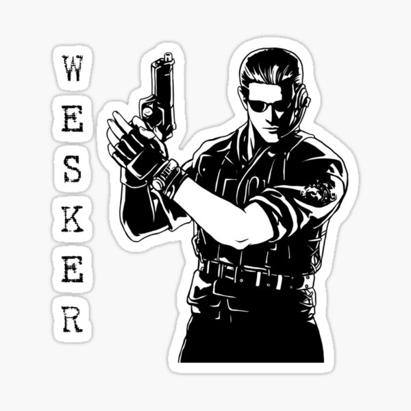 Albert Wesker Resident Evil 1 Remake Classic Sticker For Sale By