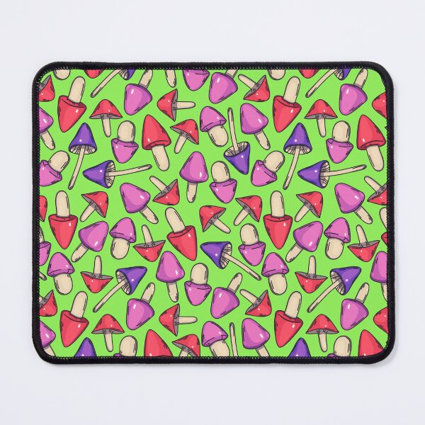 Item preview, Lovely mushrooms. Green background. designed and sold by feannaart.