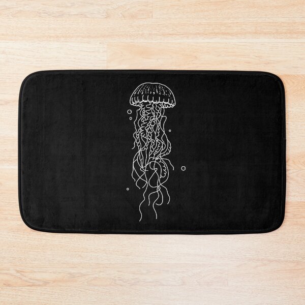 Item preview, Beautiful Line Art, Jellyfish | Minimalistic Tattoo Design Style, Line Art Illustration | Jellyfish, Sea, Wildlife, Ocean designed and sold by bymtsef.
