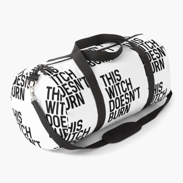 Item preview, THIS WITCH DOESNT BURN feminist text slogan designed and sold by MacPean.