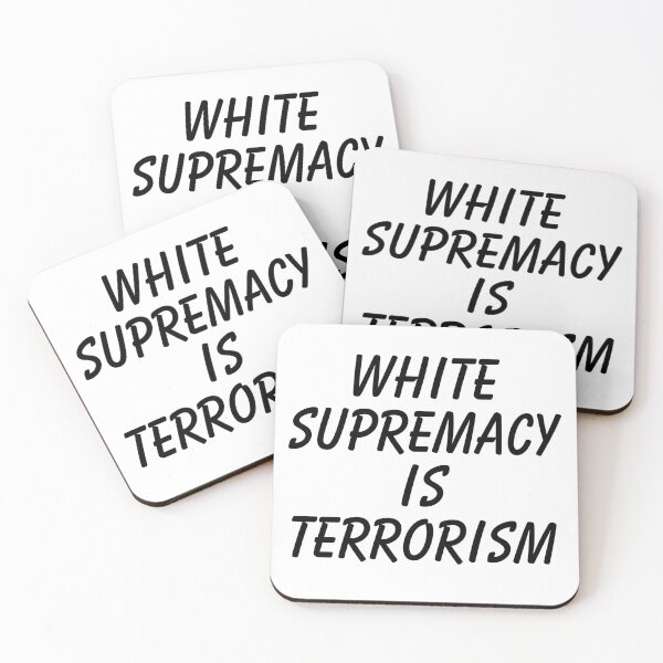 Item preview, white supermacy is terrorism designed and sold by Eriksonshop.